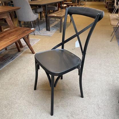 Gray Cafe Chair U ACCENT CHAIRS