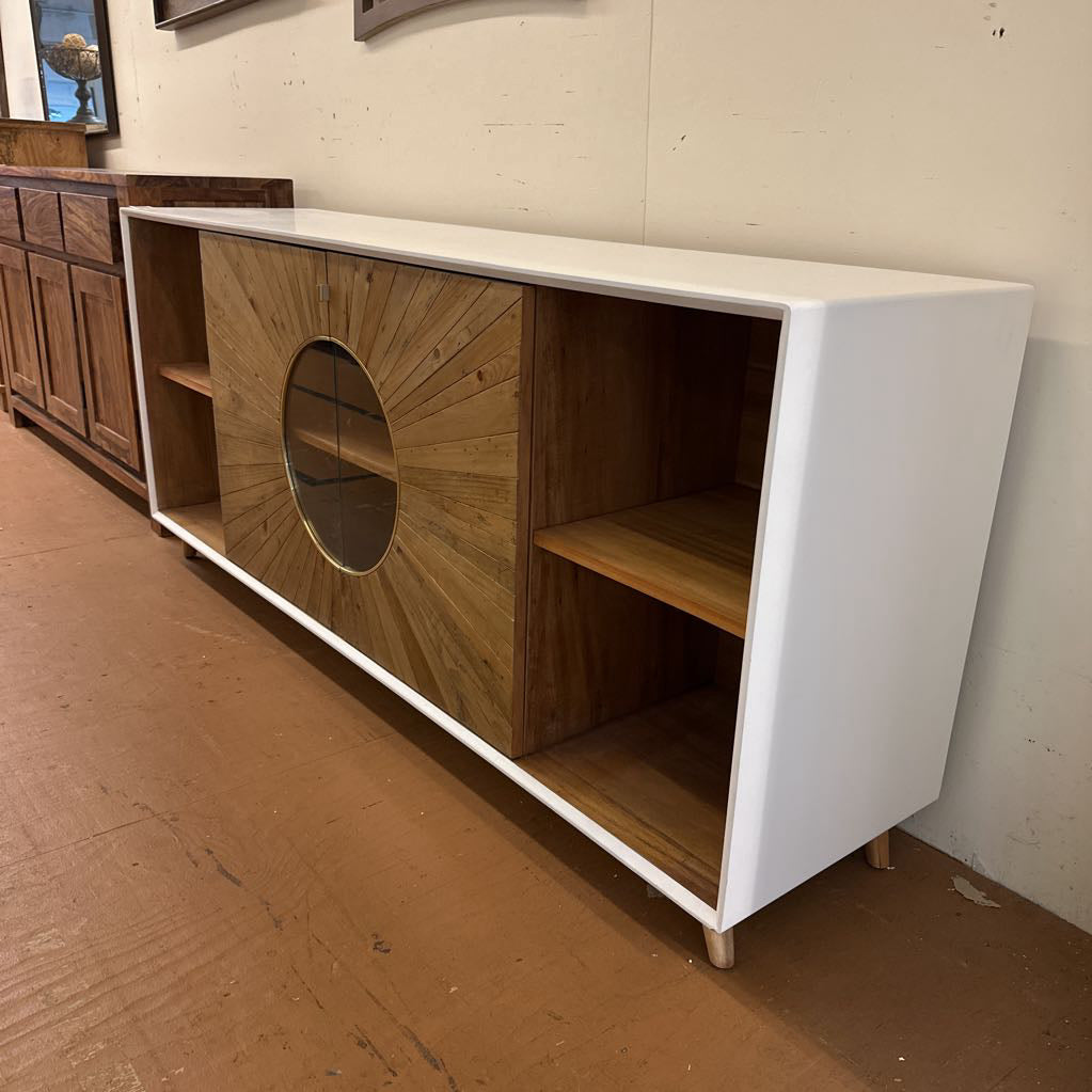 Wood Pattern Front Sideboard
