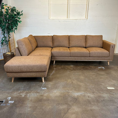 Alba Clay LAF Chaise Sectional