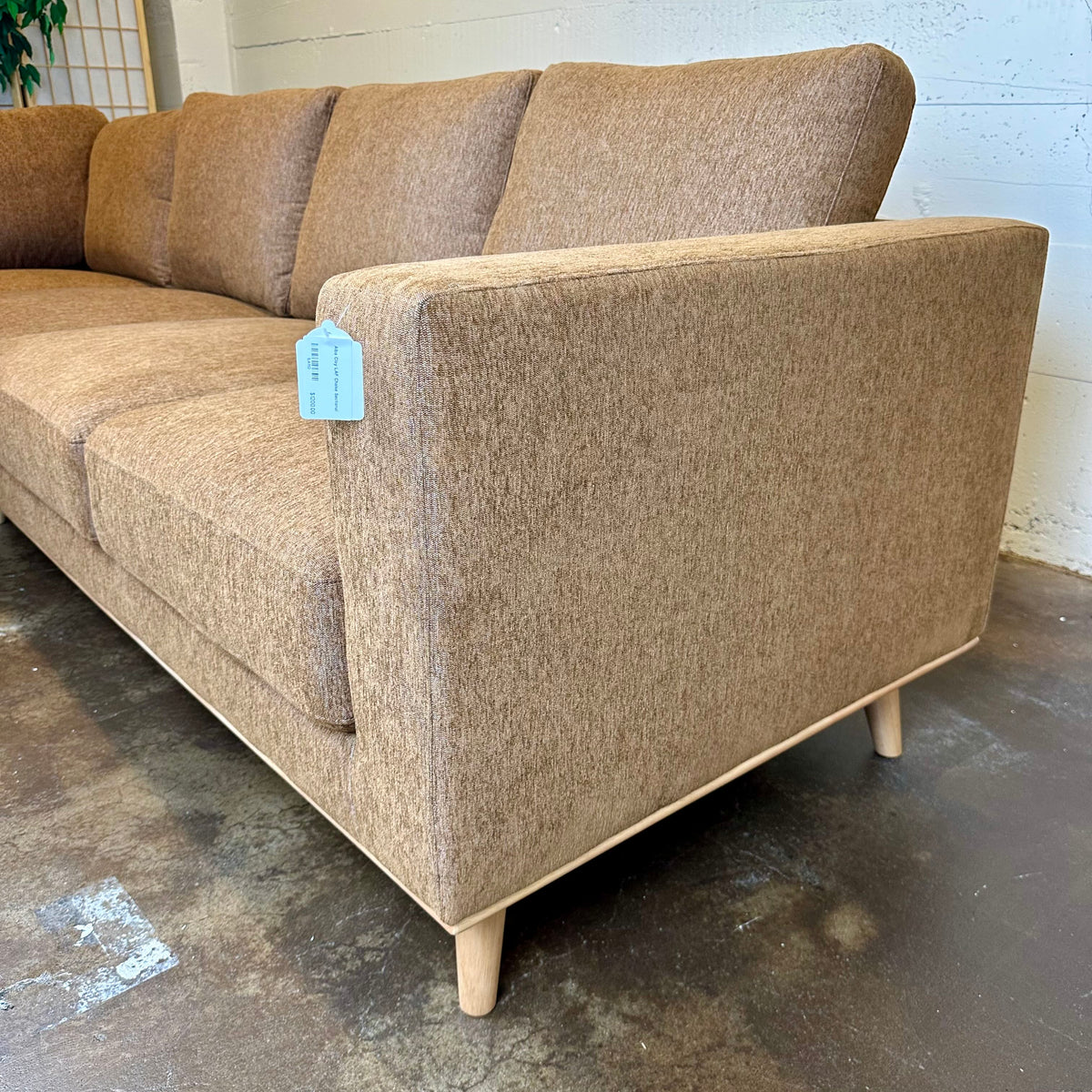 Alba Clay LAF Chaise Sectional U SECTIONALS LAF
