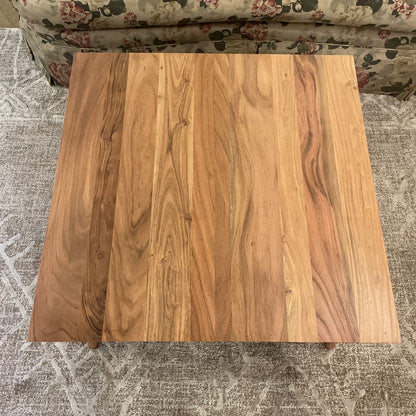 Natural Acacia Square Coffee Table C COFFEE TABLES