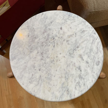 Marble Top End Table