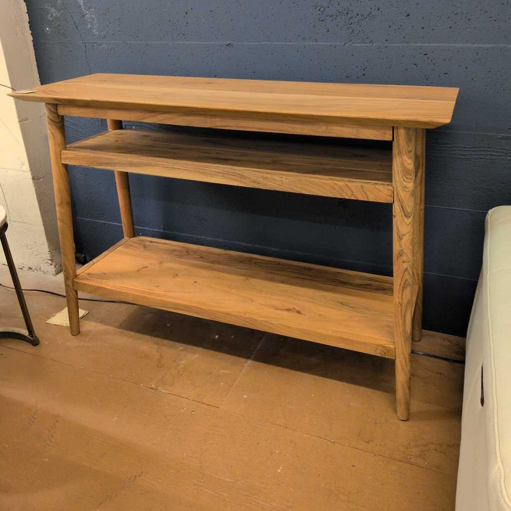 Natural Acacia Console Table