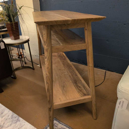 Natural Acacia Console Table