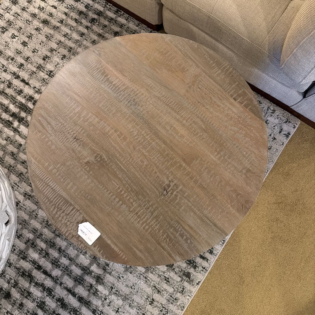 Drum Coffee Table Gray C COFFEE TABLES