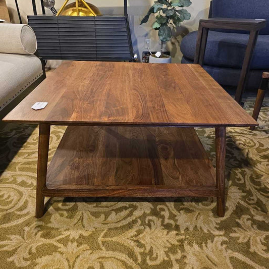 Walnut MC Square Coffee Table C COFFEE TABLES