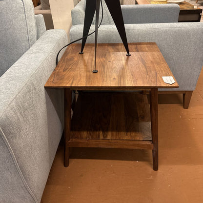 Dark Acacia End Table