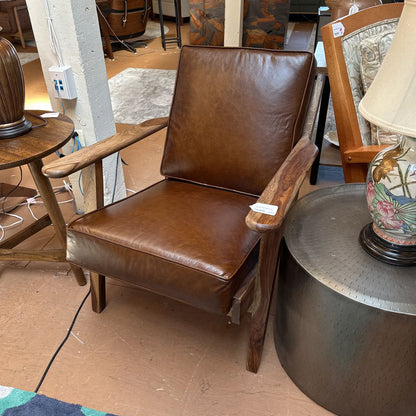 Harvest Leather Accent Chair U ACCENT CHAIRS