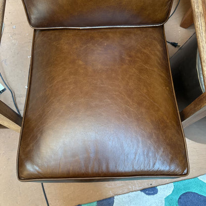 Harvest Leather Accent Chair U ACCENT CHAIRS