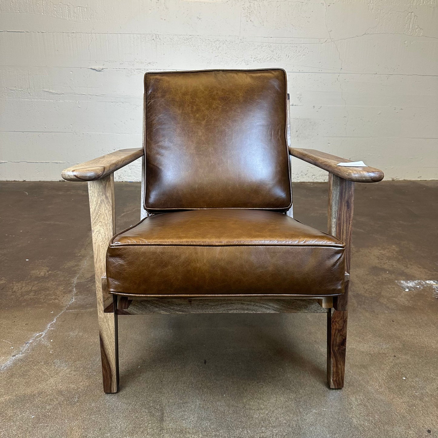 Harvest Leather Accent Chair U ACCENT CHAIRS