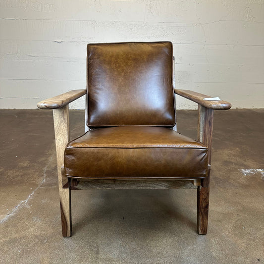 Harvest Leather Accent Chair U ACCENT CHAIRS