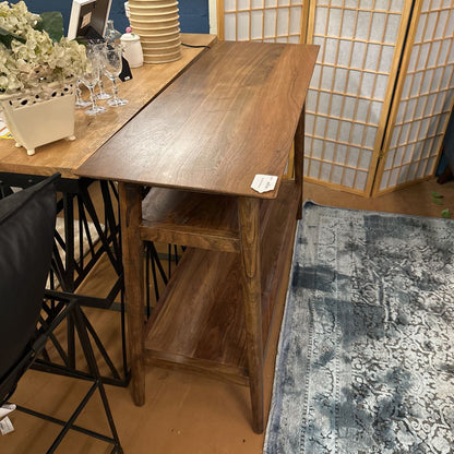 Dark Acacia Console Table