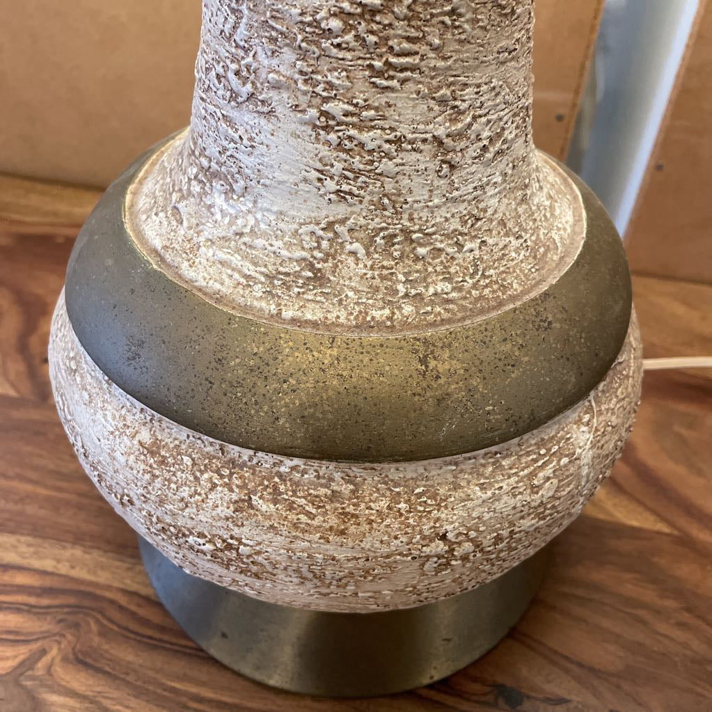 Round MC Beige Rough Texture Lamp LAMPS