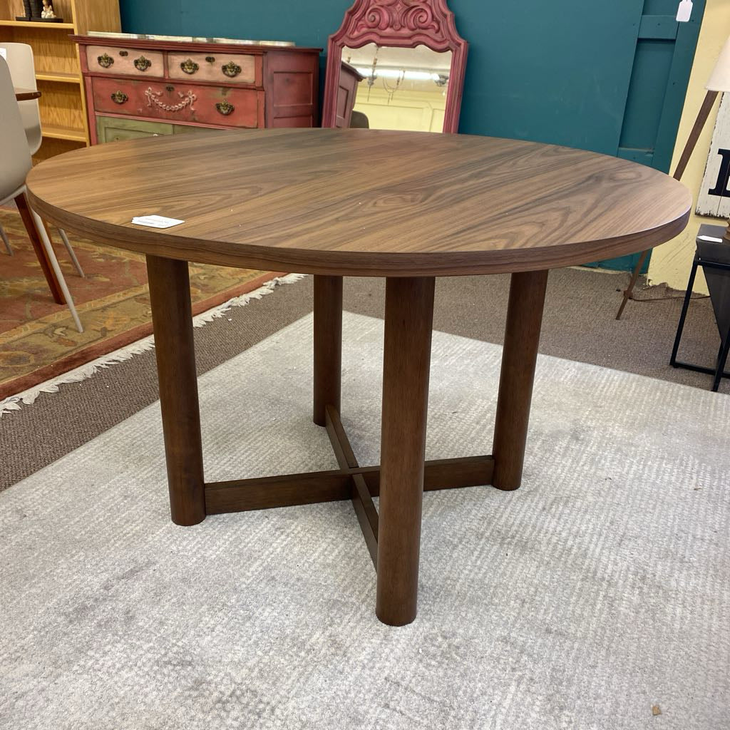 Walnut Round Dining Table C DINING TABLES