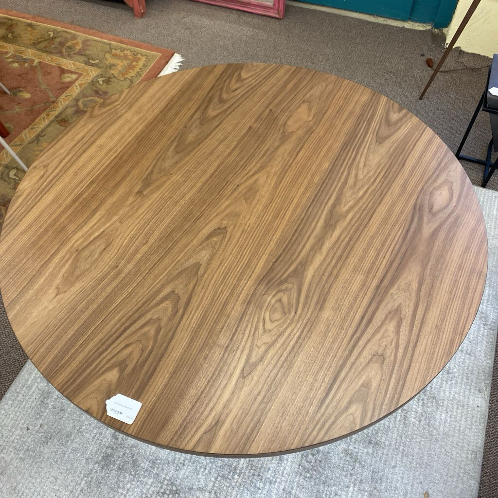 Walnut Round Dining Table