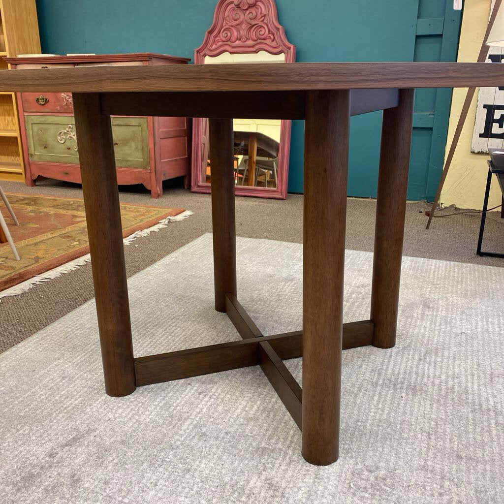 Walnut Round Dining Table