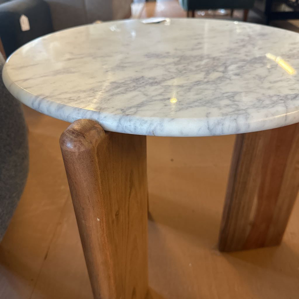 Marble Top End Table