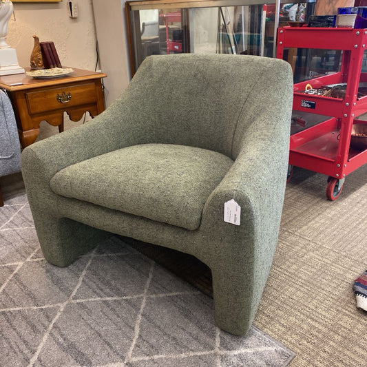Viedma Forest Green Accent Chair