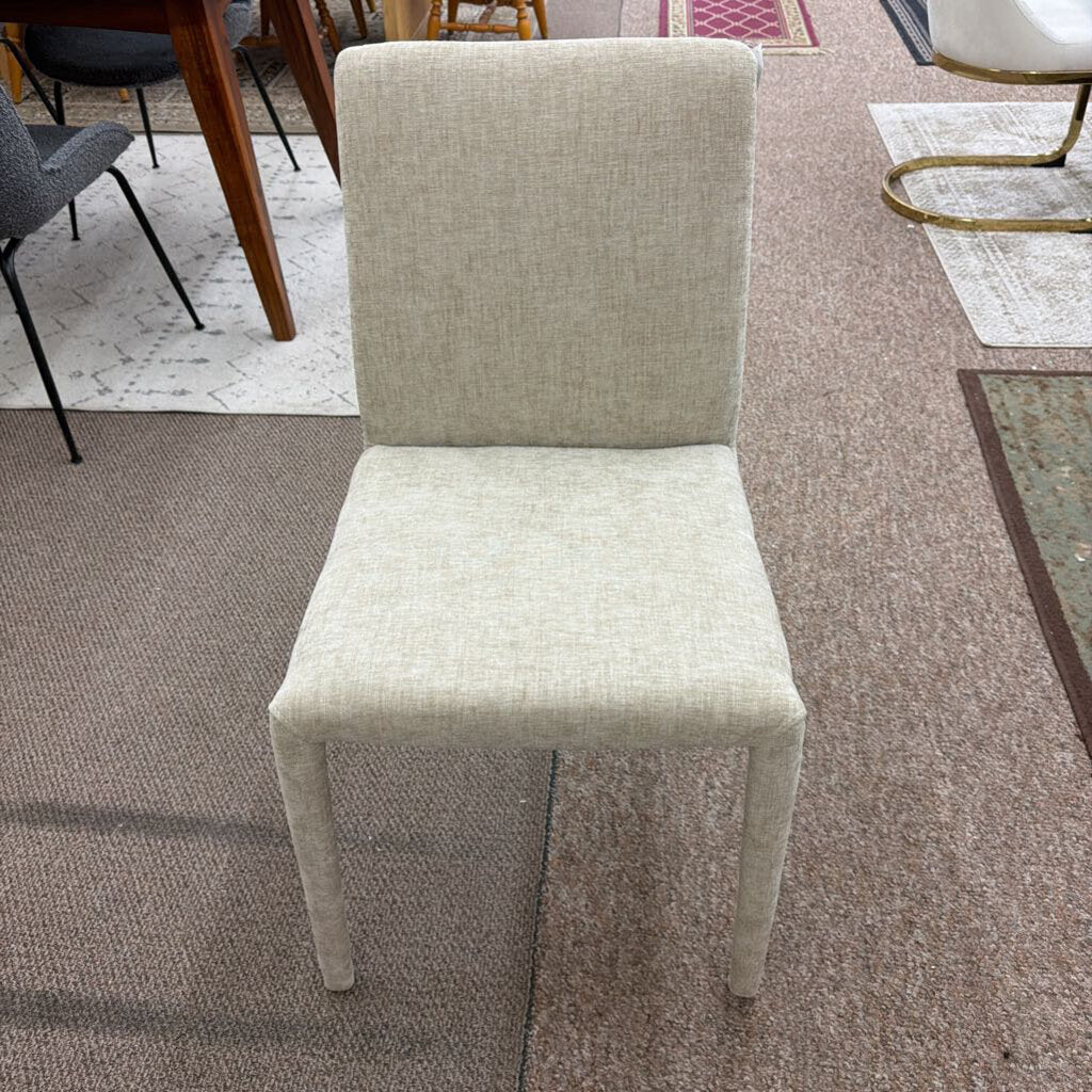 Fully Upholstered Almond Dining Chair