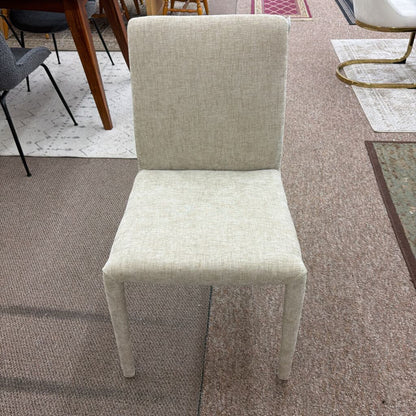 Fully Upholstered Almond Dining Chair