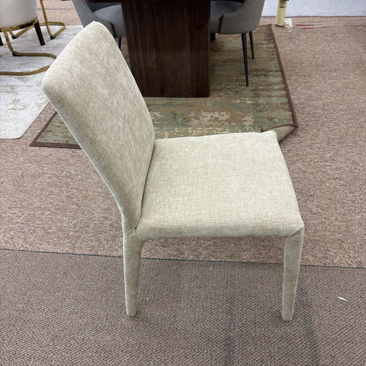 Fully Upholstered Almond Dining Chair