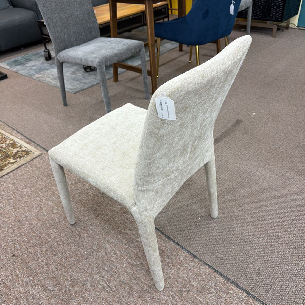 Fully Upholstered Almond Dining Chair