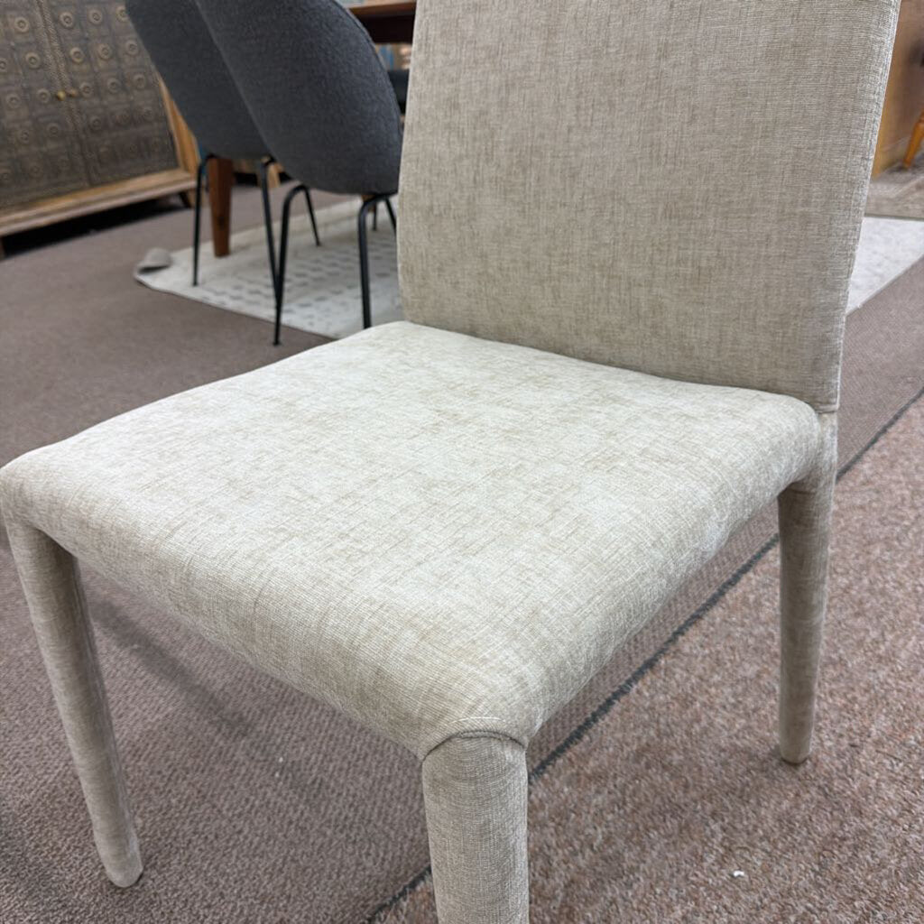 Fully Upholstered Almond Dining Chair