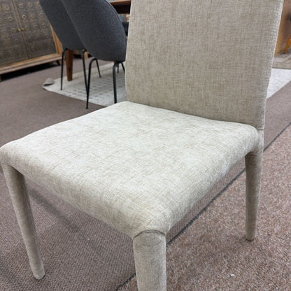 Fully Upholstered Almond Dining Chair