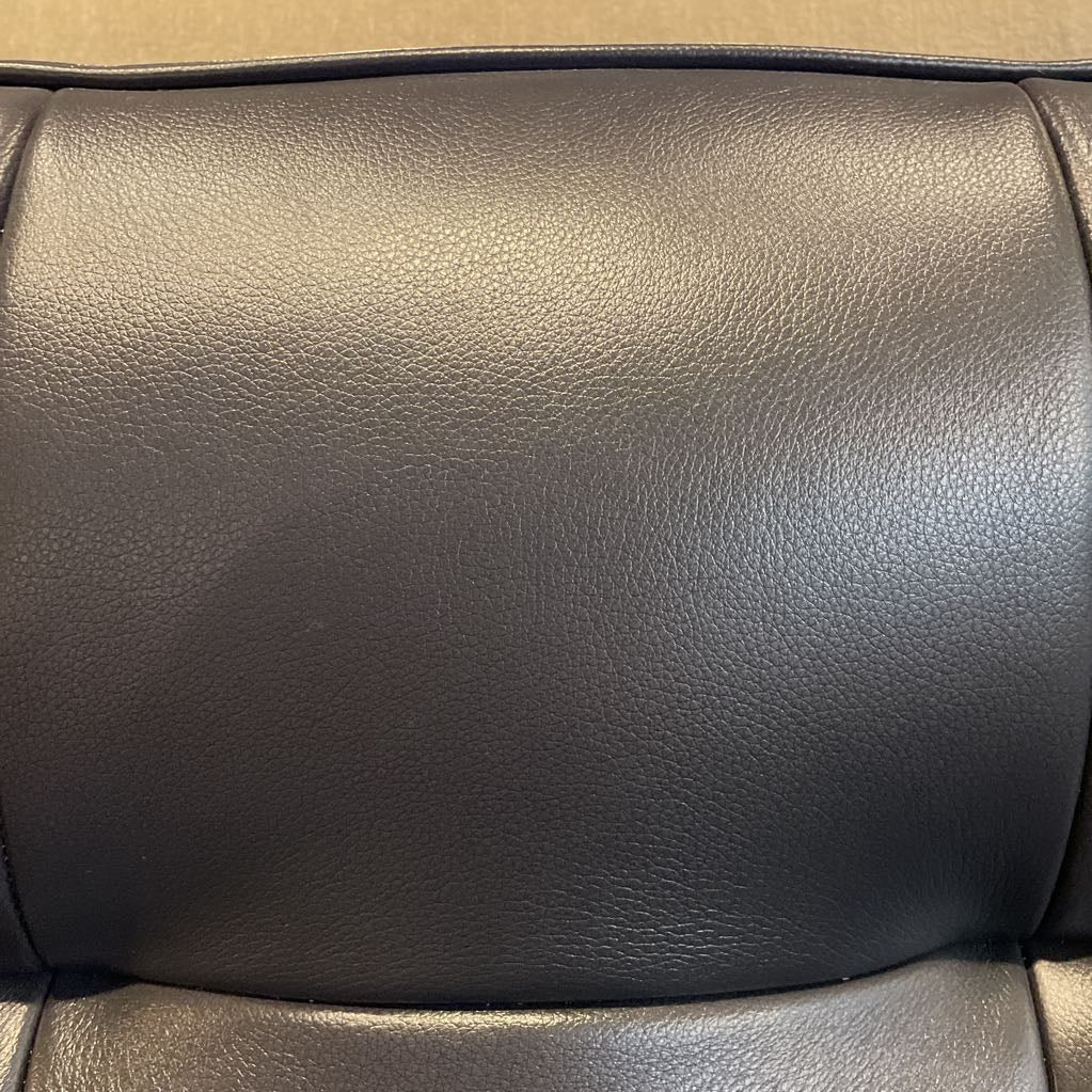 Odense Navy Leather Sofa U SOFAS