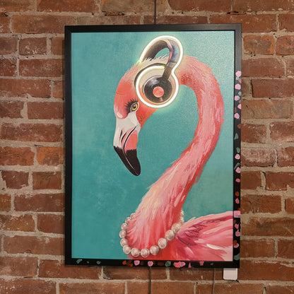 Musical Flamingo Neon