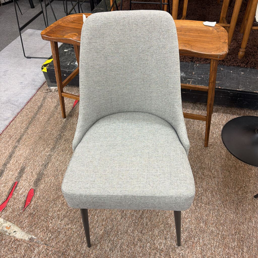 Grey Slim Leg Mod Dining Chair