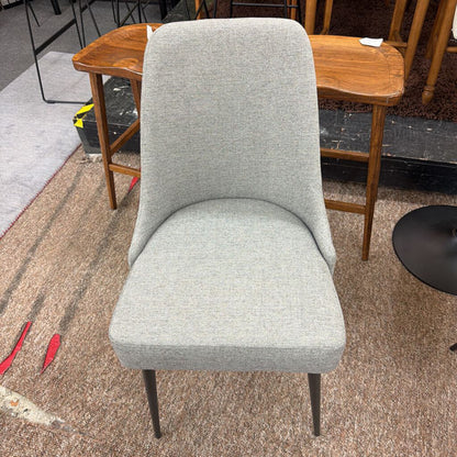 Grey Slim Leg Mod Dining Chair