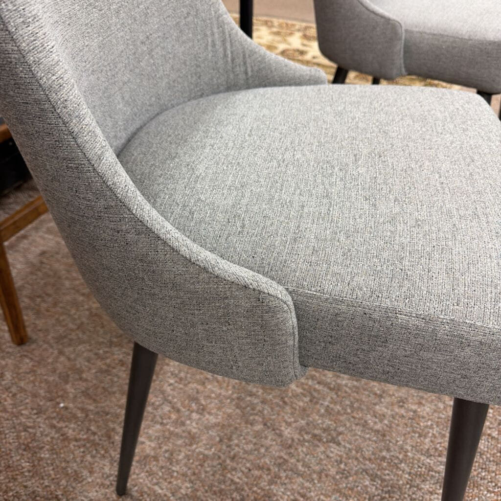Grey Slim Leg Mod Dining Chair