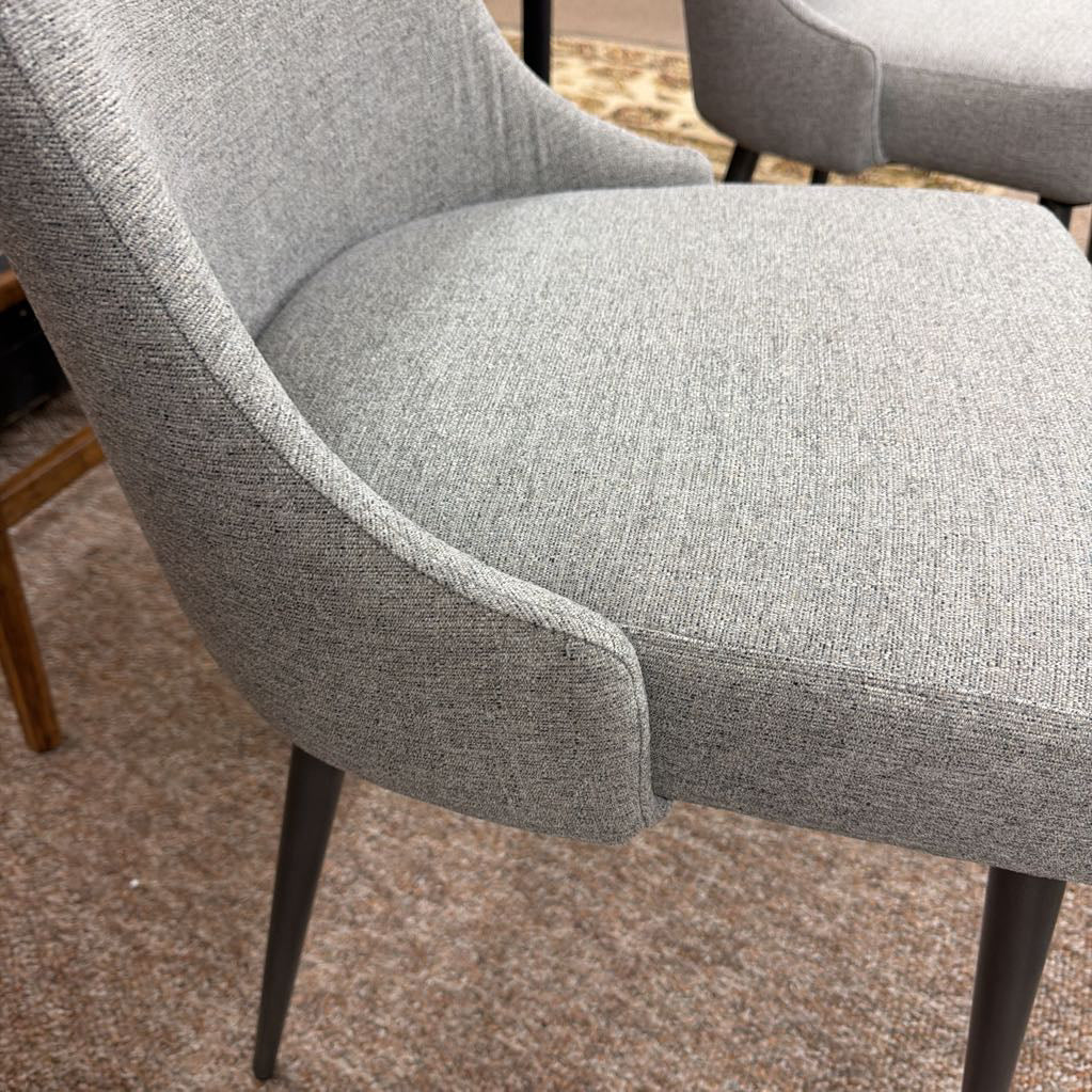 Grey Slim Leg Mod Dining Chair C DINING CHAIRS