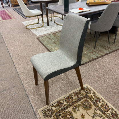 Two-Tone Fabric Dining Chair