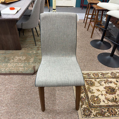 Two-Tone Fabric Dining Chair