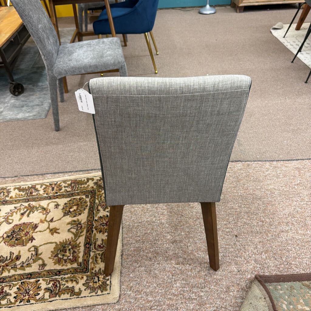 Two-Tone Fabric Dining Chair
