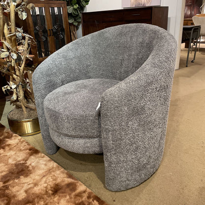 Grey Boucle Chair U ACCENT CHAIRS