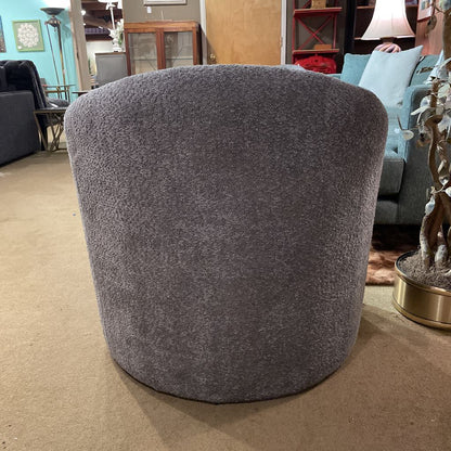 Grey Boucle Chair U ACCENT CHAIRS