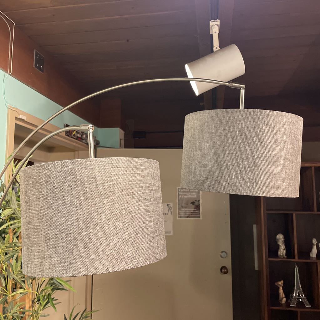 Steel 3-arm Arc Lamp LAMPS