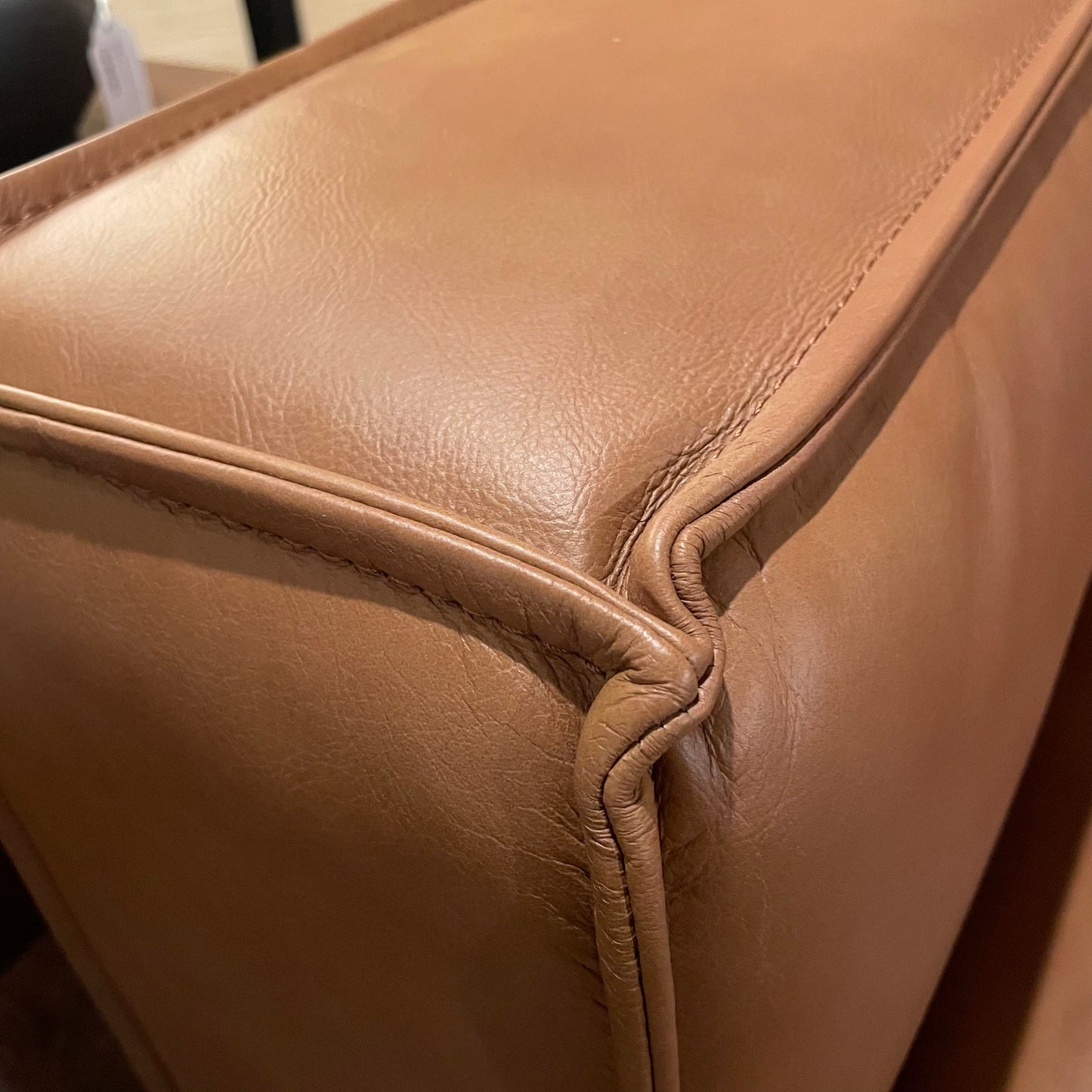 Mod Tan Leather Sofa U SOFAS