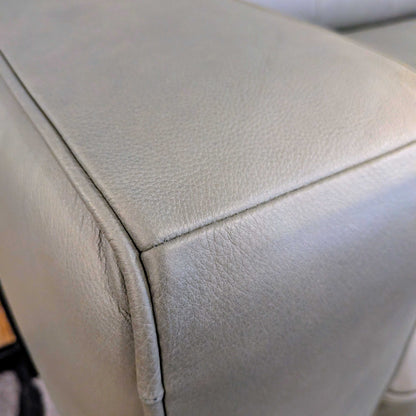 Odense Slate Leather Sofa U SOFAS