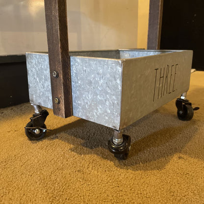 Aluminum One/Two/Three Storage Rack C SIDE TABLES