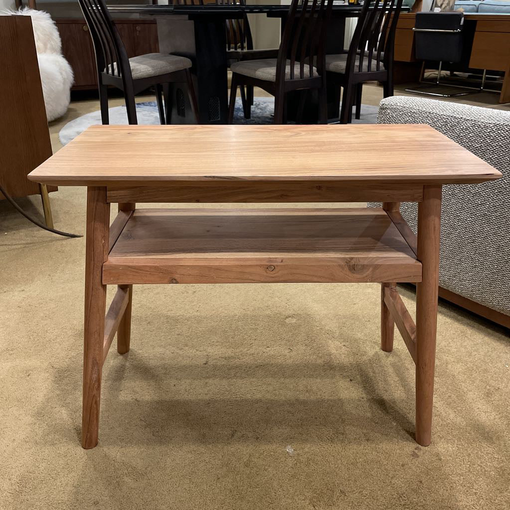 Natural Acacia Recliner Table C SIDE TABLES