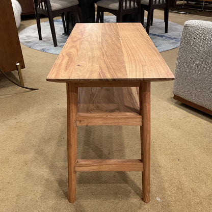 Natural Acacia Recliner Table C SIDE TABLES