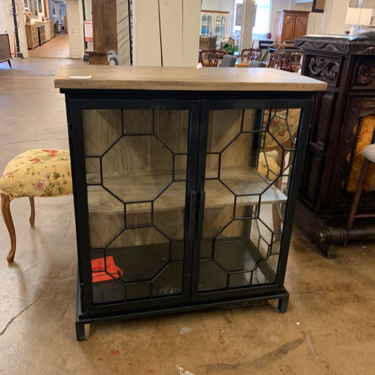 Glass doors cabinet