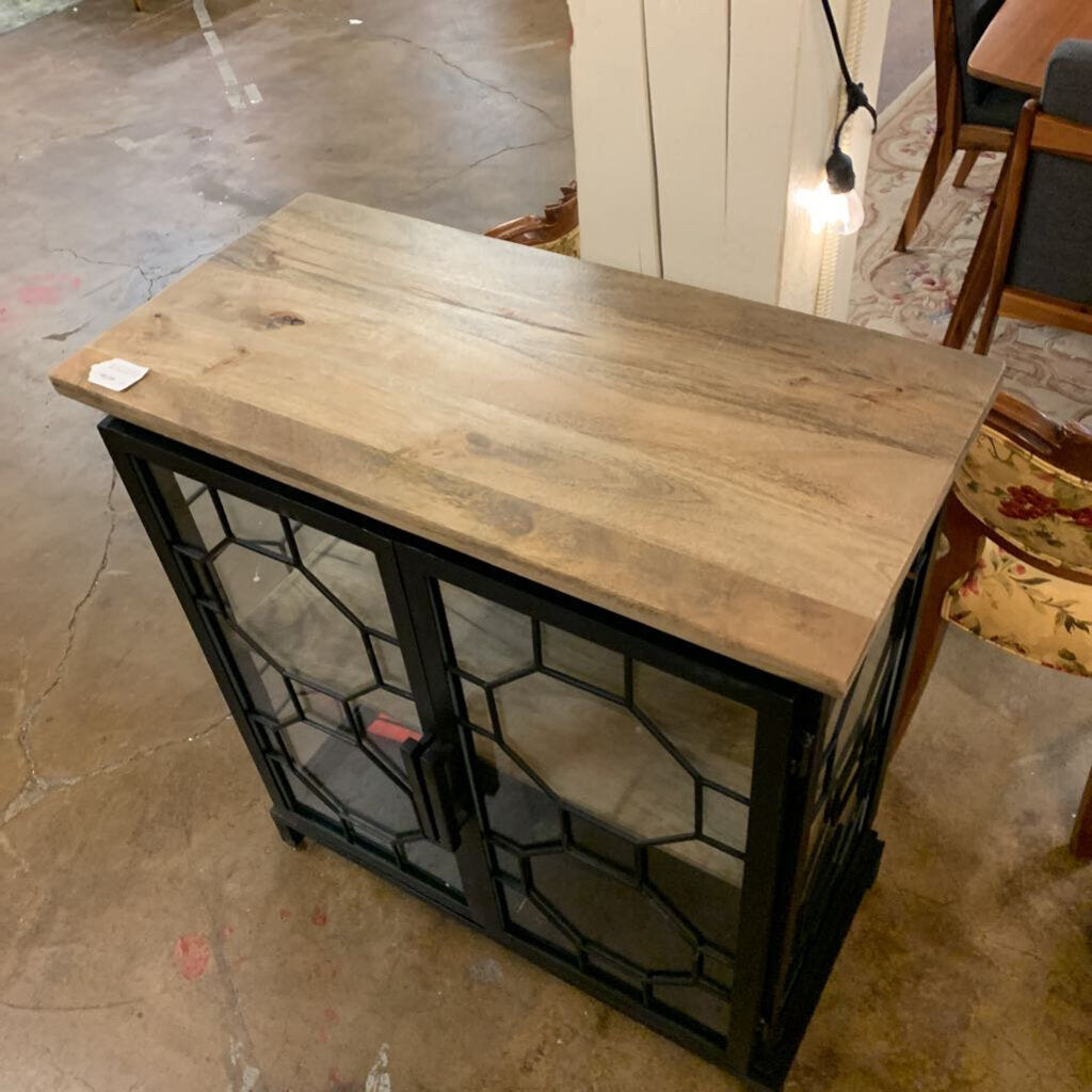Glass doors cabinet