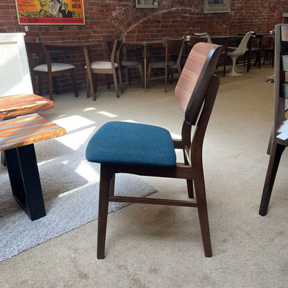 Hoya Teal Cushion Dining Chair