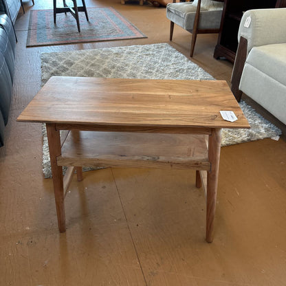 Natural Acacia Recliner Table C SIDE TABLES