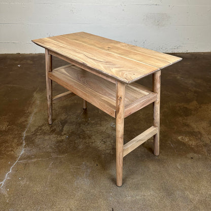 Natural Acacia Recliner Table C SIDE TABLES
